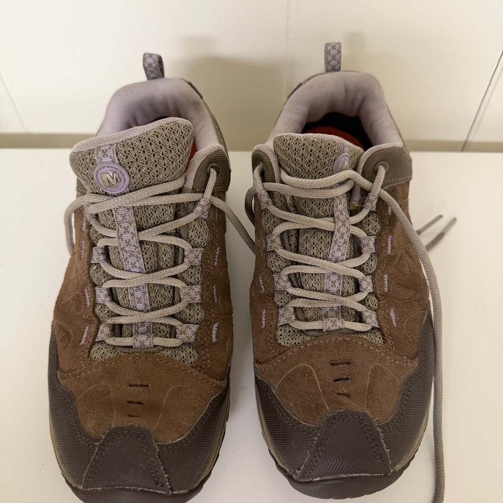 Merrell Moab Hiking Shoes Brown Suede Mesh Women's